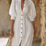 Zeagoo Women's Boho Chic 100% Cotton Maxi Dress