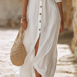 Zeagoo Women's Boho Chic 100% Cotton Maxi Dress