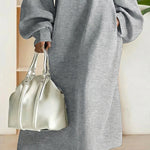 Zeagoo Women's Casual Oversized Lantern Sleeve Maxi Dress