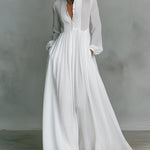 Zeagoo Women's Casual Flowy Lightweight Vacation Wedding Long Jumpsuit