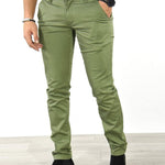 Men's Solid Color Basic Slim Fit Business Casual Pants