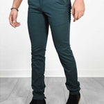 Men's Solid Color Basic Slim Fit Business Casual Pants