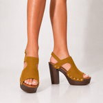 Sienna Studded Platform Heels