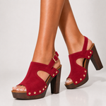 Sienna Studded Platform Heels