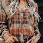 Zeagoo Pumpkin Spice Dreamer Plaid Top for Women Casual Work Office Loose Fit 2026 | Under $40