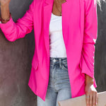 Zeagoo Women's Casual Lapel Slim Pocket Cardigan Blazer