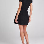 Zeagoo Elegant Fitted Pearl Trim Tweed Dress for Women Casual Summer Vacation 2026