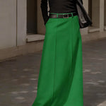 Zeagoo Women's Comfortable High Waisted Maxi Skirt