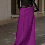 Zeagoo Women's Comfortable High Waisted Maxi Skirt