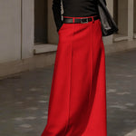 Zeagoo Women's Comfortable High Waisted Maxi Skirt