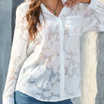 Zeagoo Zeagoo Casual Chiffon Long Sleeve Floral Shirt for Women Casual Boho Summer Vacation 2026 | Under $40