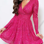Zeagoo Elegant Glitter Sequin Mini Dress for Women Casual Going Out Summer 2026