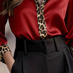 Zeagoo Semi Formal Leopard Print Shirt for Women Casual Work Office Loose Fit 2026 | Under $40