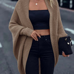 Zeagoo Elegant Batwing Sleeves Knit Cardigan for Women Casual Work Office Loose Fit 2026 | Under $25