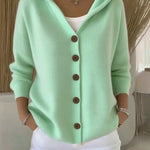 Zeagoo Women's Comfy Ultra-Soft Hooded Knit Cardigan