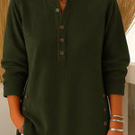 Zeagoo Soft Corduroy Long Sleeve Tunic Tops for Women Casual Work Office Loose Fit 2026