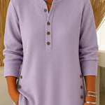 Zeagoo Soft Corduroy Long Sleeve Tunic Tops for Women Casual Work Office Loose Fit 2026