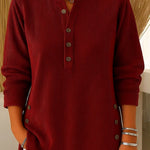 Zeagoo Soft Corduroy Long Sleeve Tunic Tops for Women Casual Work Office Loose Fit 2026