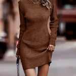 Zeagoo Women's Classic A-Line Long Sleeve Knit Dress