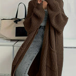 Zeagoo Women's Comfy Loose Fit Chunky Knit Long Cardigan