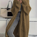 Zeagoo Women's Comfy Loose Fit Chunky Knit Long Cardigan