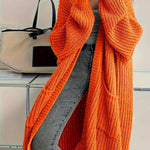 Zeagoo Women's Comfy Loose Fit Chunky Knit Long Cardigan