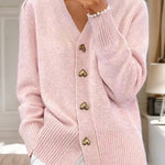 Zeagoo Women's Cozy Heart Shaped Button Knit Cardigan