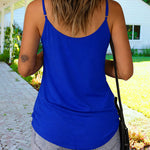 Zeagoo Women's Cute Tulle Splicing Neck Camisole Top