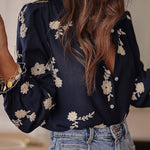 Zeagoo Elegant Floral Embroidered Long Sleeve Shirt for Women Casual Boho Summer Vacation 2026 | Under $40