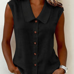 Urban Casual Commuter Sleeveless Shirt Vest