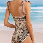 Zeagoo Women's Double-Sided Print Reversible One-Piece Swimsuits