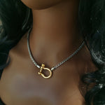 Horseshoe Rope Chain Choker