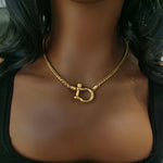 Horseshoe Rope Chain Choker