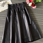 Arden Midi Leather Skirt