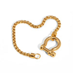 Crownlink Box Chain Bracelet
