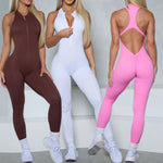 Zip V-Back Bodysuit