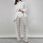 Celeste Sheer Lace Pants