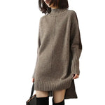 Cascade Knit Sweater Dress