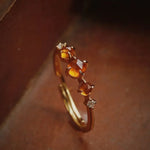Aurora Ember Gemstone Ring