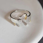 925 Sterling Silver Dachshund Ring – Adjustable Fit