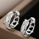Timeless Radiance Luxe Hoop Earrings