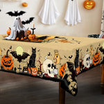 Pumpkin Shadows Tablecloth