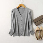 Serena Silk-Cashmere Cardigan