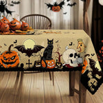 Pumpkin Shadows Tablecloth