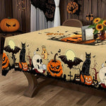 Pumpkin Shadows Tablecloth