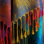 Wild Iris Tassel Scarf
