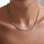 Vintage Gold Turquoise Stone Necklace