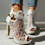 Ella Floral Heels