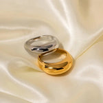 Timeless Golden Arc Ring