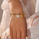 Nova Heart Charm Bracelet